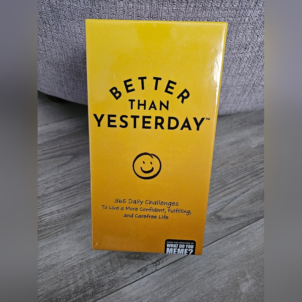 Better Than Yesterday: The 365 Mindfulness Game from what do you Meme?